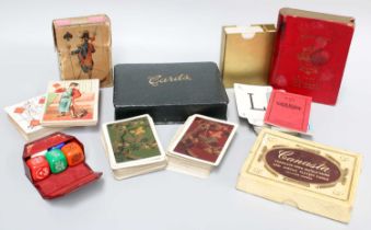A Part Deck of 51 Early 19th century Playing cards, circa 1820-30, depicting satyrical characters (