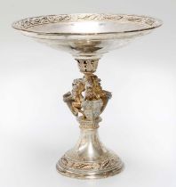 An Elizabeth II Silver Dessert-Stand, by Hector Miller, For Aurum, London, 1985, Number 212 From a