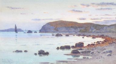 John McDougal RCA (Fl. 1880-1934) A Summer's Evening, Anglesey Coast Signed and dated 1909,