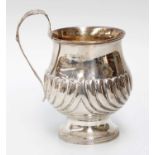 A George IV Silver Mug, Probably by Thomas Wilkes Barker, London, 1823, baluster and on spreading