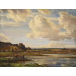 Arthur A Friedenson (1872-1955) Purbeck in Dorset Signed, oil on board, 20cm by 26cm Overall appears