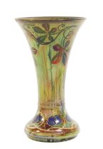 A Pilkington's Royal Lancastrian Vase, decorated by Richard Joyce, painted with blackberries and