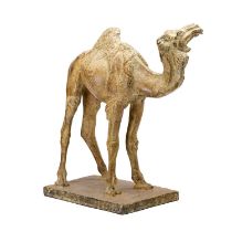 *JK (Contemporary) Camel Initialled and numbered 5/10, patinated metal, 46cm high