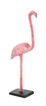 Stephen Page (Contemporary) Flamingo Signed and dated (20)20, numbered 3/25 bronze, 23cm high In