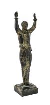 Aksel Einar Utzon-Frank (1888-1955) Danish Standing Harlequin Signed, bronze, 48cm high