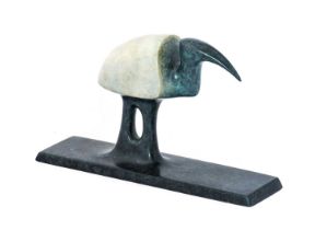 Stephen Page (Contemporary) Ibis Signed and dated (20)16, numbered 10/25, bronze, 11.5cm high