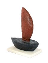 Breon O'Casey (1928-2011) Sailboat Signed and numbered IV/IX, bronze, 30cm high Some light surface