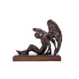 Sophie Dickens (b.1966) "St Matthew" Initialled and numbered 5/9, bronze, 29.5cm high