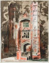 John Egerton Christmas Piper CH (1903-1992) "Oxburgh Hall, Norfolk" (1977) Signed and inscribed