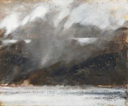 Norman Ackroyd CBE, RA (b.1938) "Loch Broom" Oil on canvas, 25cm by 30cm Sold together with a letter