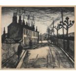 George Chapman (1908-1993) "Treorchy" Signed and numbered 40/50, etching and aquatint, 56cm by 66cm