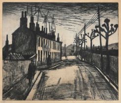 George Chapman (1908-1993) "Treorchy" Signed and numbered 40/50, etching and aquatint, 56cm by 66cm