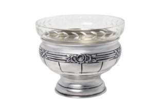 An Austro-Hungarian Silver Bowl, Maker's Mark LJ, Vienna, 1872-1922, the bowl tapering cylindrical