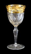 A Set of Twelve Continental White Wine Glasses, en suite 17cm high This lot has been imported from