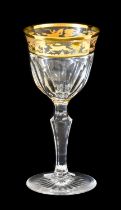 A Set of Twelve Continental Sherry Glasses, en suite 14cm high This lot has been imported from