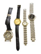 A Lady's Longines Quartz Wristwatch, and three other Wristwatches, (4) All four watches are not