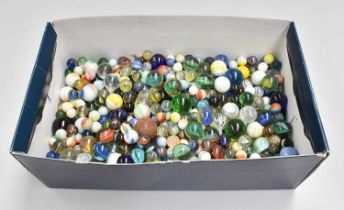 One Hundred and Fifty Plus Victorian and Later Marbles, (one box)