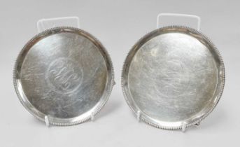 A Pair of George III Silver Waiters, by Robert Jones and John Scofield, London, 1775, each