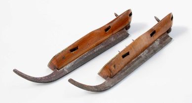 A Pair of Childs Victorian Ice Skates, maker Vergette