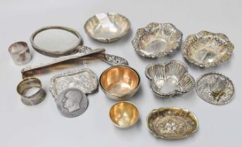 A Collection of Assorted German, English, Swedish and Other Silver and Silver Plate, comprising a