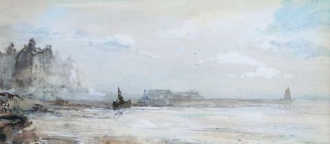 Richard Marshall (20th century) "Old Hartlepool" Signed, watercolour; together with English