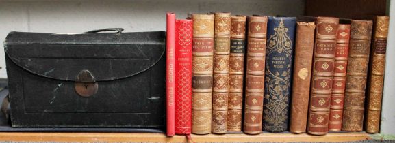 A Small Collection of School Prize Bindings and Other Books, mostly full calf, some with marbled