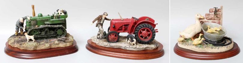 Border Fine Arts 'Starts First Time' (Fowler Diesel Crawler Mark VF), model No. B0702; together with