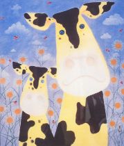 Mackenzie Thorpe (b.1956) ''Daisys'' Signed, inscribed and numbered A/P 39/50, giclee print, 44.