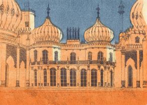 Robert Tavener (1920-2004) "The Royal Pavillion (No.1) Brighton Scenes" Signed, inscribed dated (