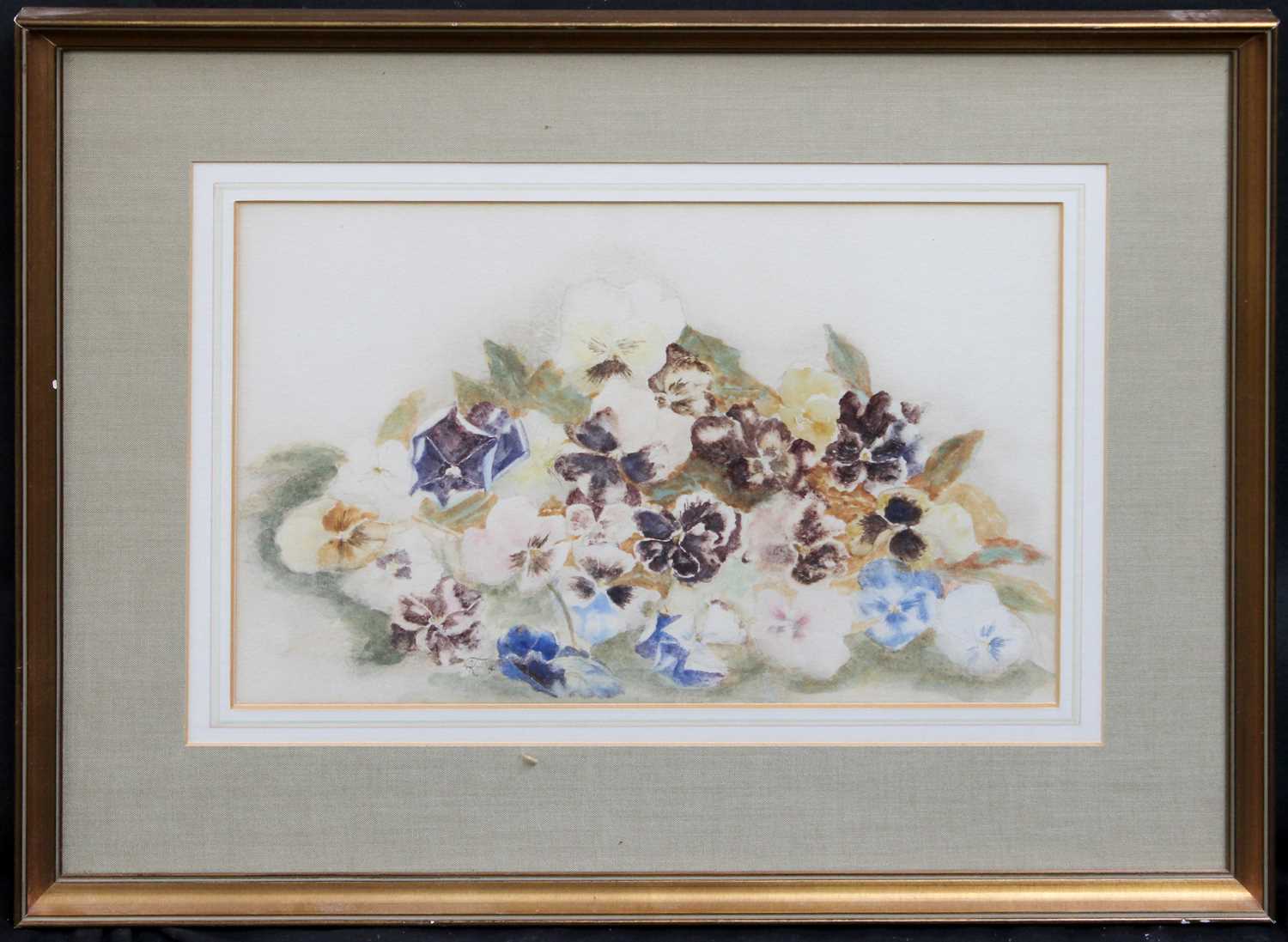 British School (20th century) Still life of hydrangea Initialled MH, watercolour, together with - Image 10 of 12