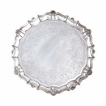 A George II Silver Salver, by John Robinson, London, 1748