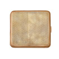 A George V Gold Cigarette-Case, by John Henry Wynn, Birmingham, 1924, 9ct