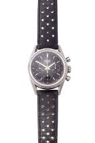 Tag Heuer: A Stainless Steel Chronograph Wristwatch, signed Tag Heuer, model: 1964 Heuer Carrera