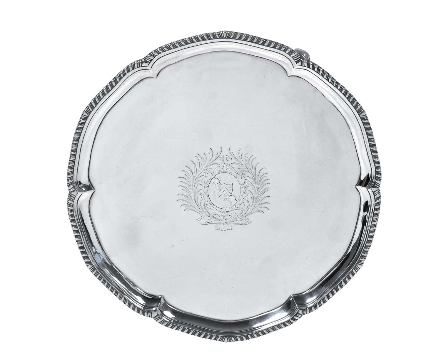 A George III Silver Salver, Probably by John Carter, London, 1768