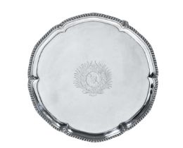 A George III Silver Salver, Probably by John Carter, London, 1768