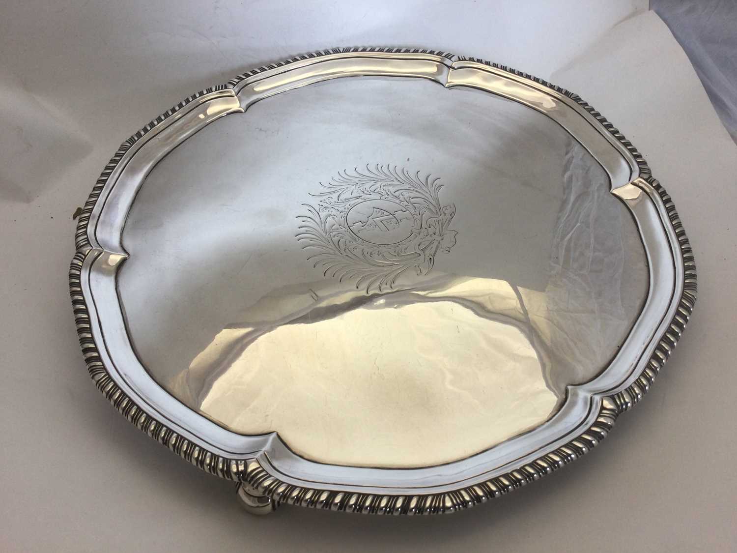 A George III Silver Salver, Probably by John Carter, London, 1768 - Image 2 of 5