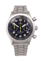 Omega: A Stainless Steel Automatic Chronograph Wristwatch, signed Omega, model: Dynamic, ref: 175.