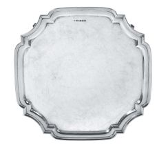 A George VI Silver Salver, by Pinder Brothers, Sheffield, 1946