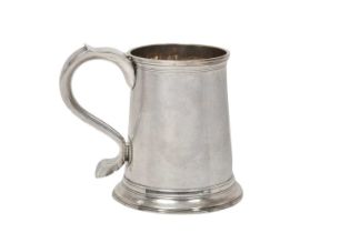 A George III Provincial Silver Mug, by John Langlands, Newcastle, 1769