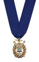 An Elizabeth II Gold and Enamel Blackburn Replica Mayoral Badge, by Vaughton and Sons, Birmingham,