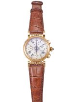 Dubey & Schaldenbrand: An 18 Carat Rose Gold Automatic Calendar Chronograph Wristwatch, signed Dubey