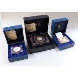 Halcyon Days, a commemorative enamel box in fitted case for the Queens Dimaond Jubilee, together