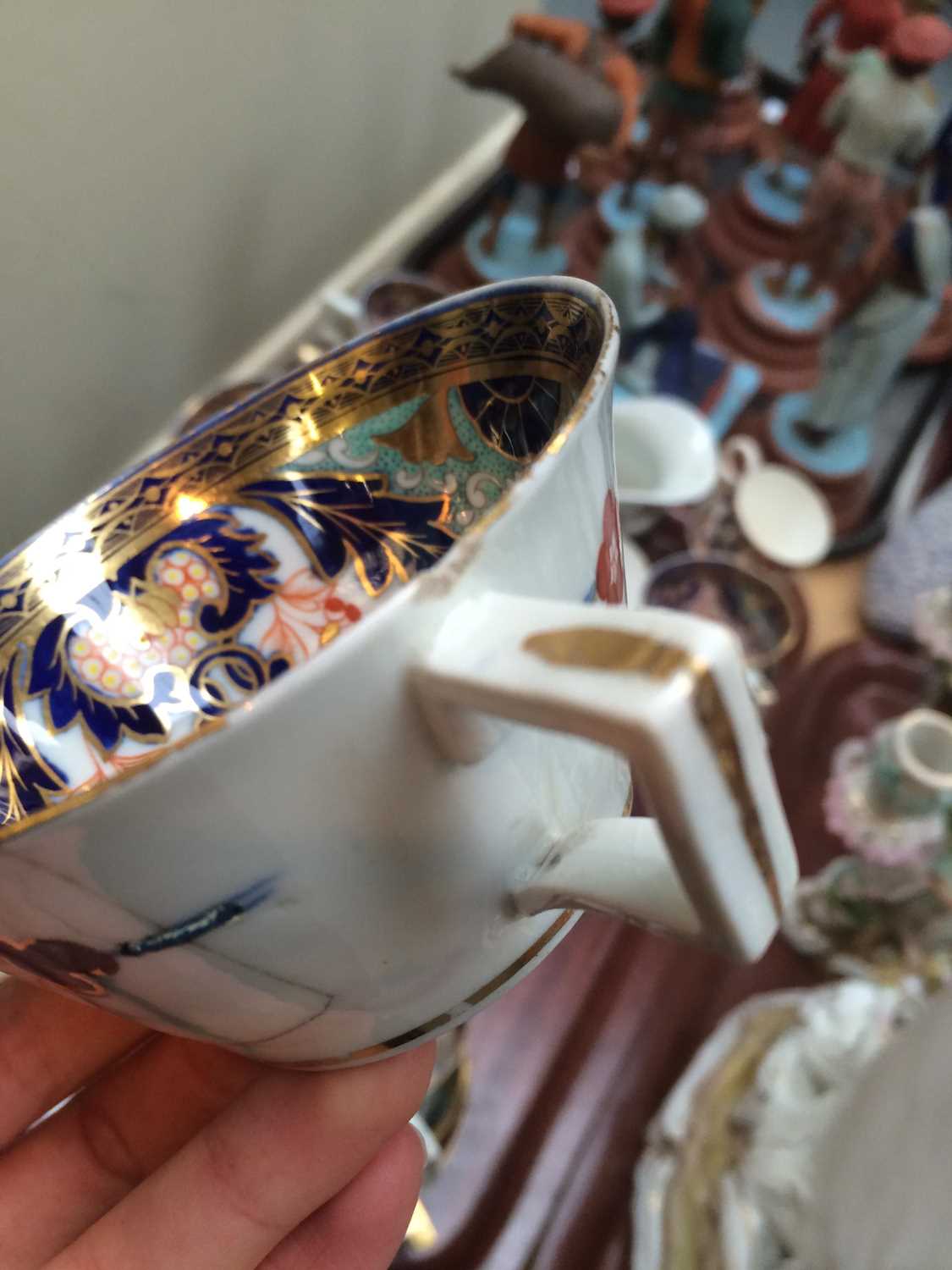 A Derby Porcelain Part Tea and Coffee Service, circa 1810, in the Imari palette and in turquoise - Image 18 of 31