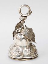 A Dutch Silver Table-Bell, by J. M van Kempen en Zn., Voorschoten, Possibly 1863, the bowl