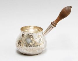 A George II Silver Brandy-Saucepan, by Richard Gurney and Thomas Cook, London, Circa 1750, pear-