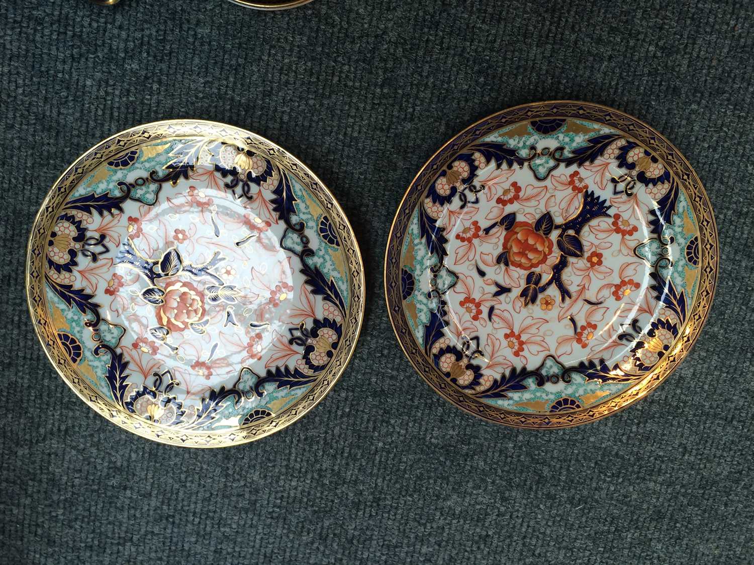 A Derby Porcelain Part Tea and Coffee Service, circa 1810, in the Imari palette and in turquoise - Image 6 of 31