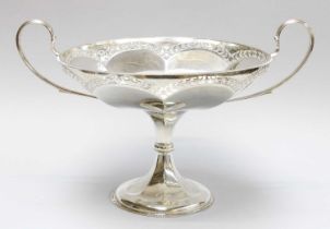 A George V Silver Dessert-Stand, Maker's Mark Rubbed, Birmingham, 1919, Retailed by Terry and Co.,