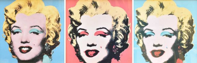 After Andy Warhol (1928-1987) American Marilyn Offset lithograph, together with two further examples