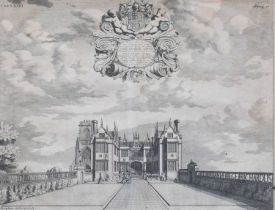 English School (18th Century) "Trentham Hall, The Seat of the most Noble the Marquis of Stafford"