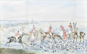 After Henry Alken (1785-1851) "The Quorn Hunt - The Snob is Beat" "The Quorn Hunt - Full Cry" "The